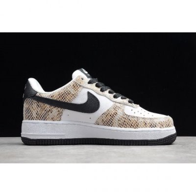 Nike Air Force 1 Low Yılan Beyaz / Siyah Kaykay Ayakkabı Türkiye - I0070VI1